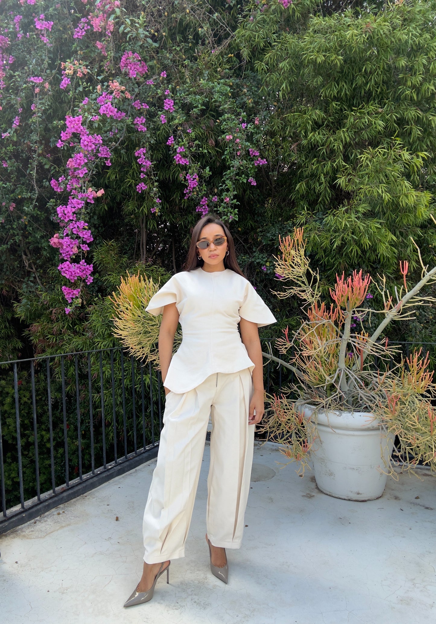 Elle Pants White. (Pre-order )